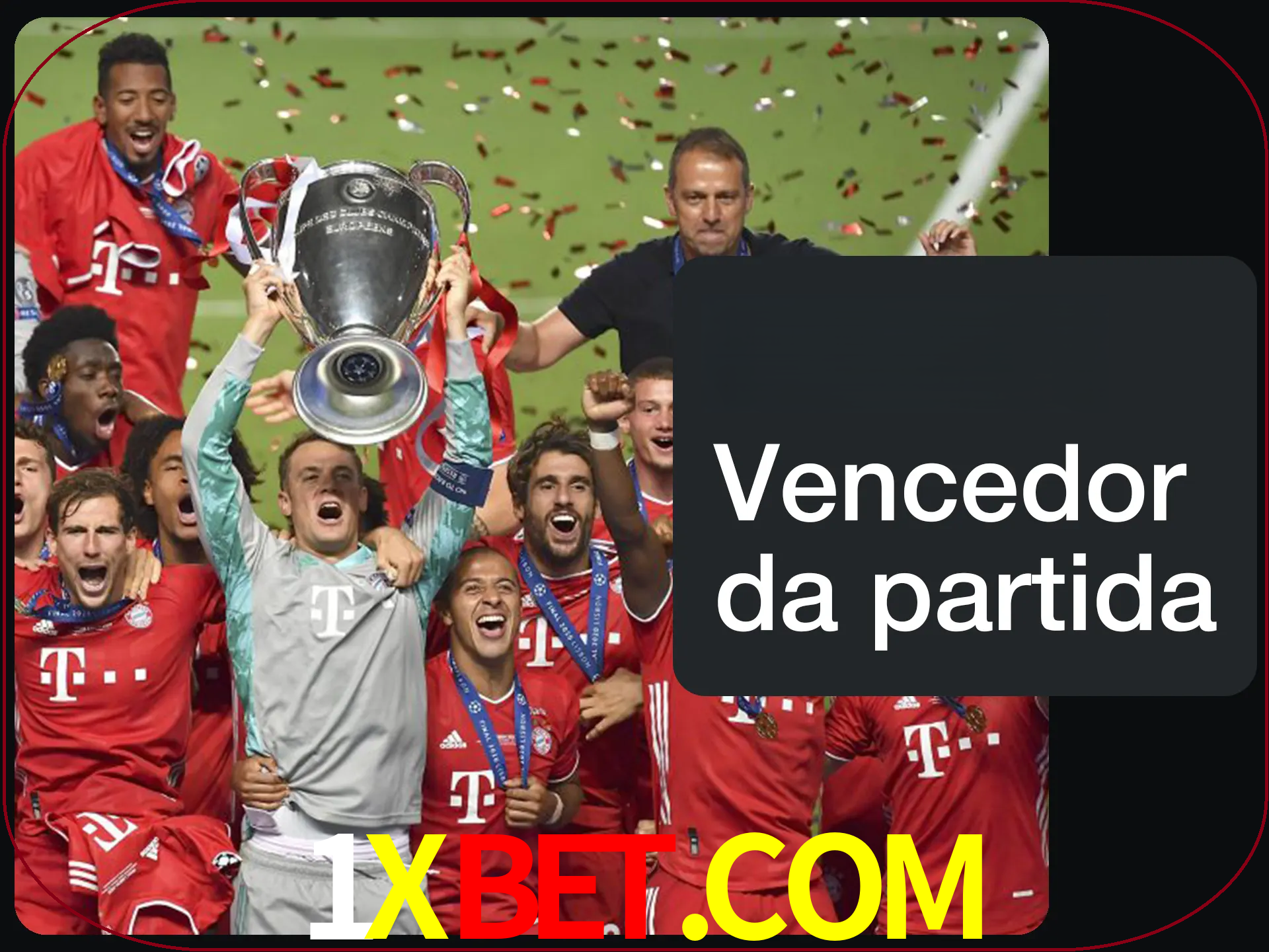 Aposte no vencedor e ganhe uma grande quantia de dinheiro.