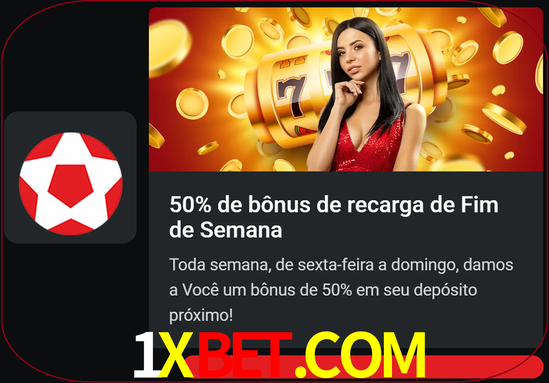 Volte a cada semana para receber novos bônus em dinheiro.