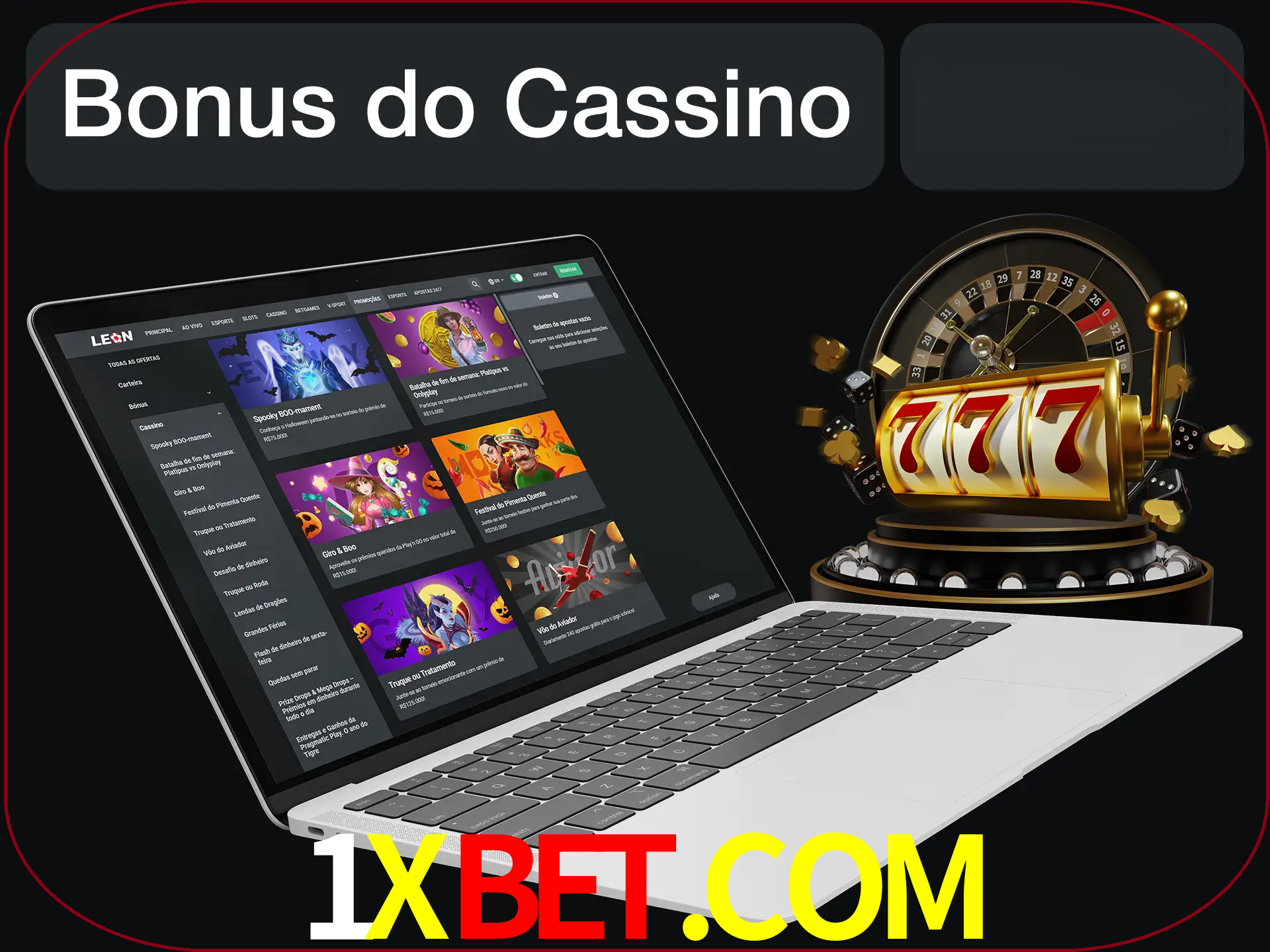 Use o bônus do cassino para começar melhor.