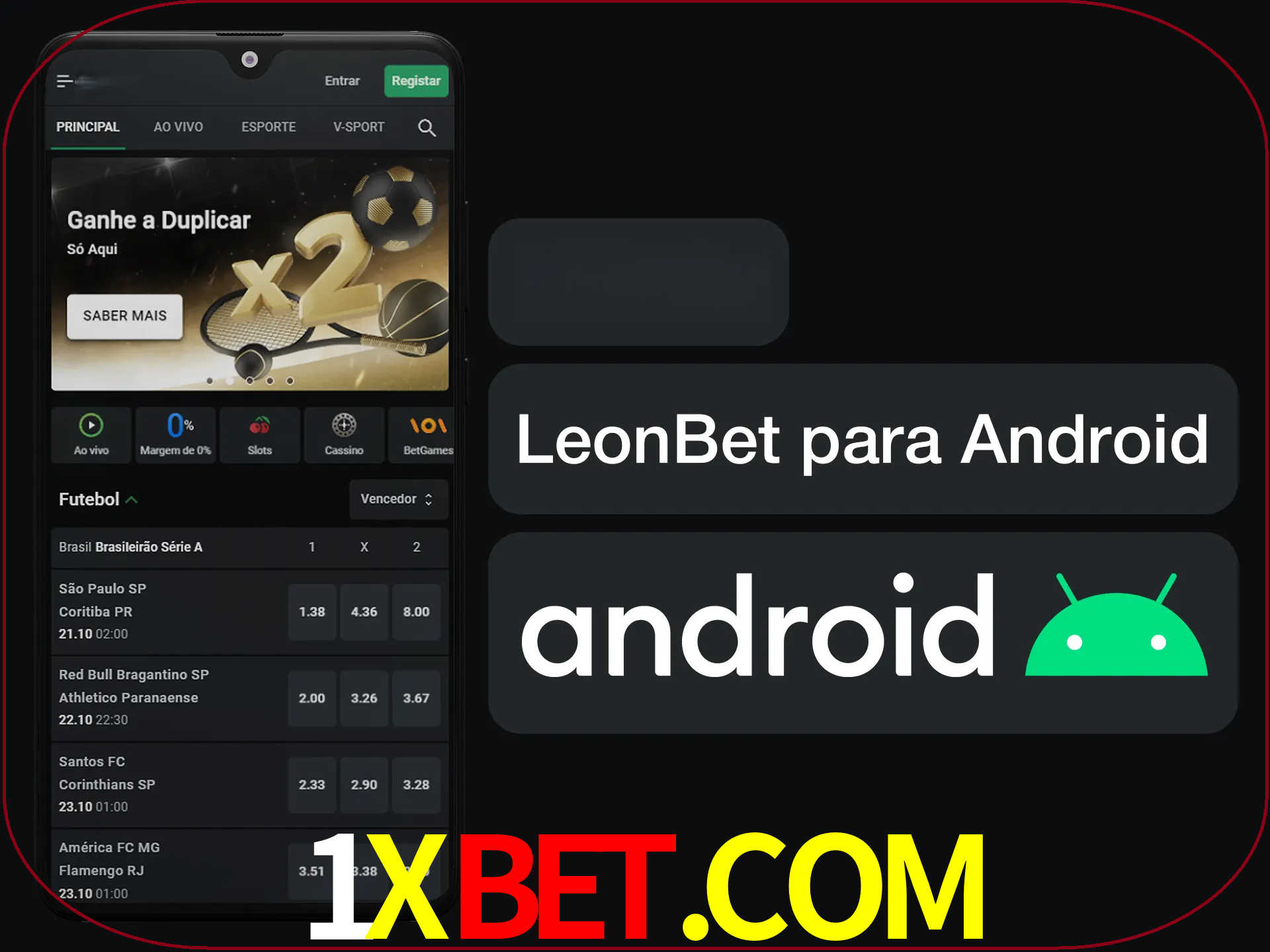 Adquira sua versão poket de LeonBet.